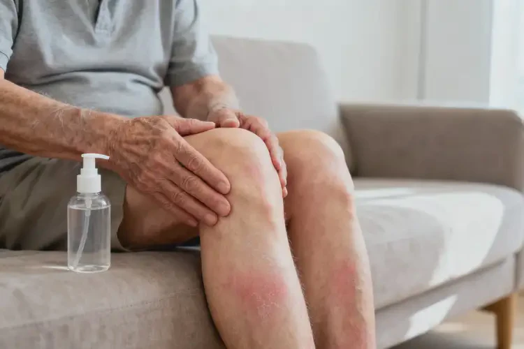 老人大腿出濕疹不管它會(huì)自己好嗎(圖3)