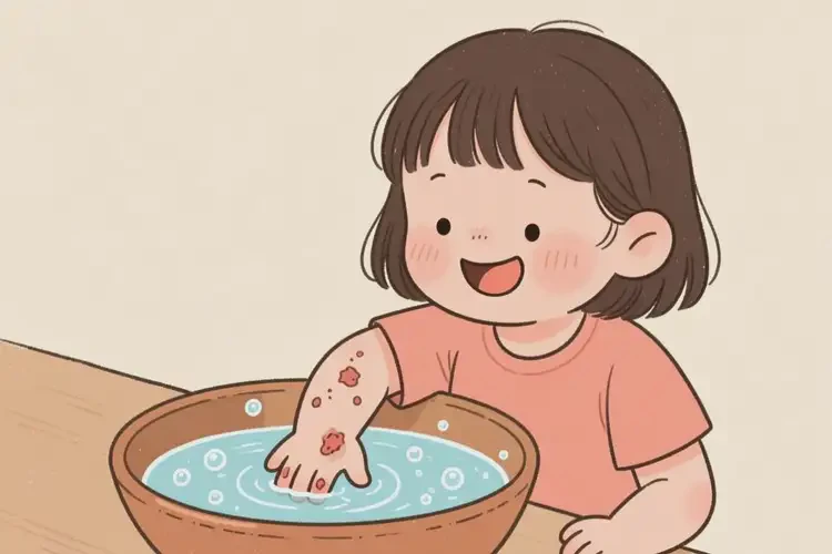 少兒手上偶爾長濕疹能靠自己自愈嗎(圖1)