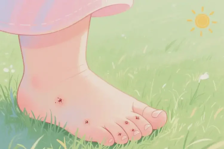 小兒腳上容易起濕疹能靠自己自愈嗎(圖1)