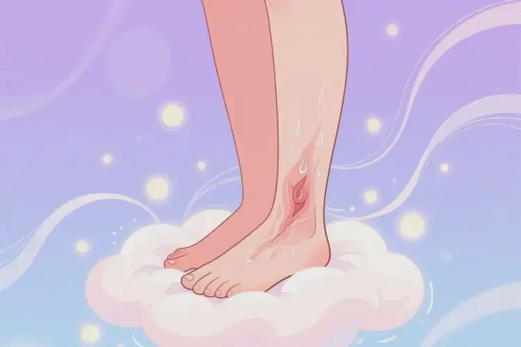 女性小腿上出湿疹可以彻底自愈吗(图1)