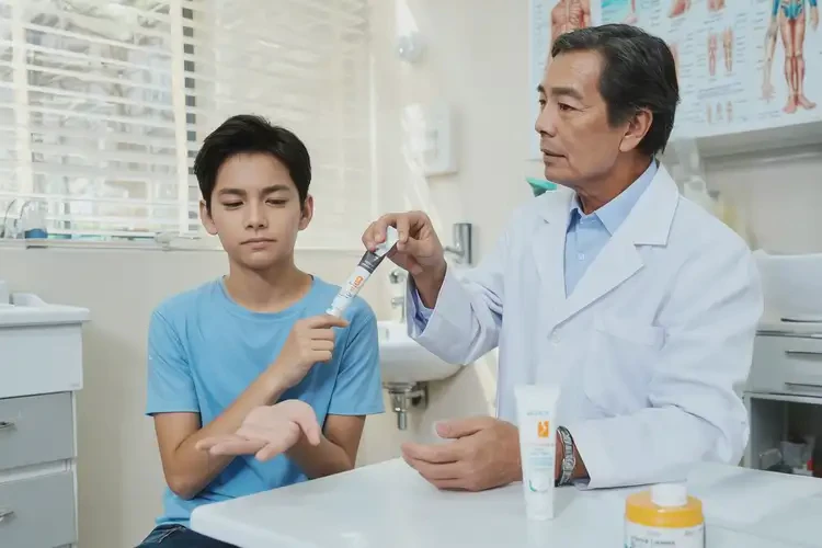 大學(xué)生大腿上偶爾長濕疹不管它會自己痊愈嗎(圖1)