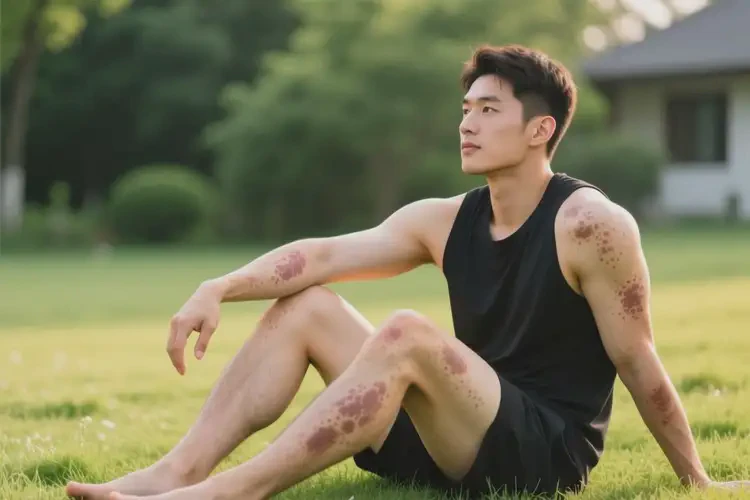 男生四肢有濕疹不管它會(huì)自己自愈嗎(圖3)