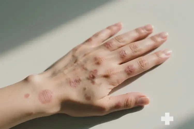 女人身上經(jīng)常起濕疹不管它會(huì)自己好嗎(圖1)