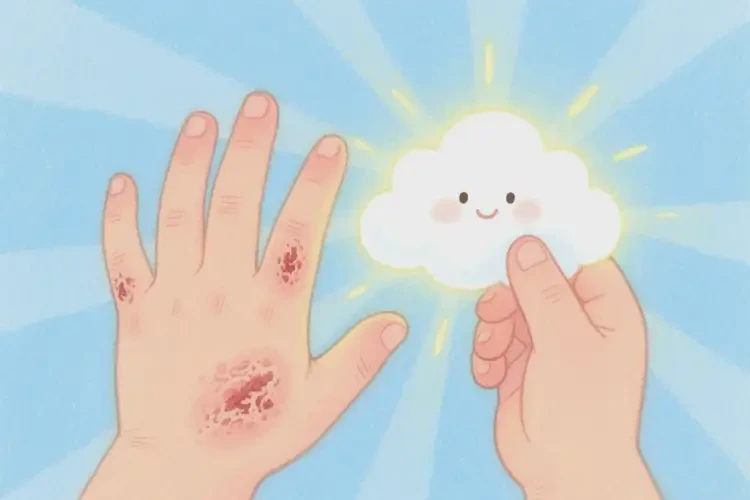 小學(xué)生手上經(jīng)常長(zhǎng)濕疹可以徹底自愈嗎(圖1)