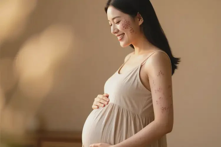 孕婦臉上有濕疹不管它會(huì)自己痊愈嗎(圖3)