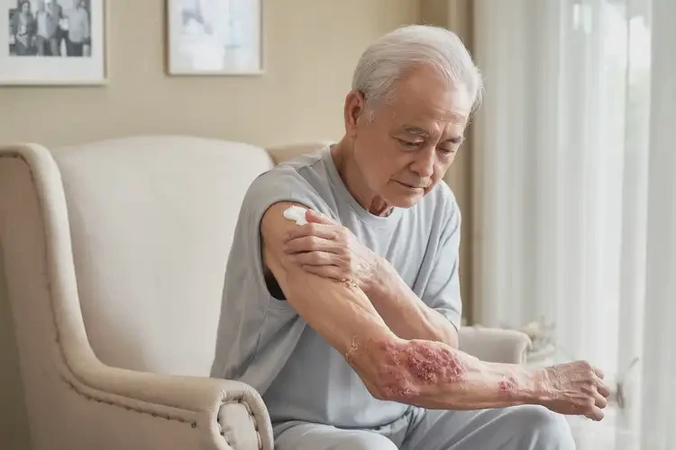 高齡老人全身容易起濕疹能徹底自愈嗎(圖2)