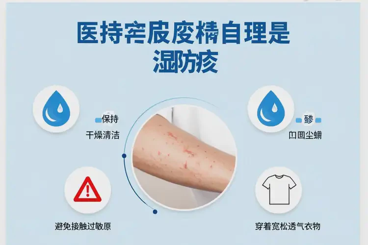 女生手臂上偶尔长湿疹不管它会自己好吗(图2)