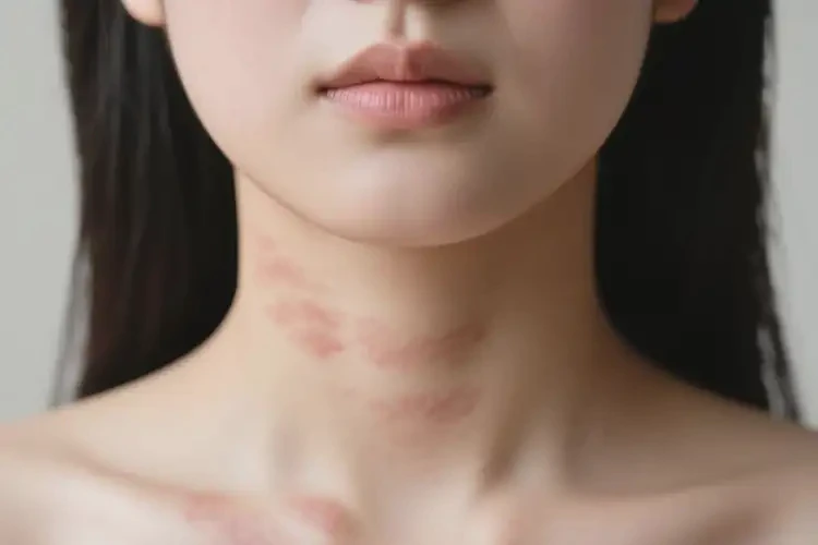 女生脖子上出濕疹能徹底自愈嗎(圖3)