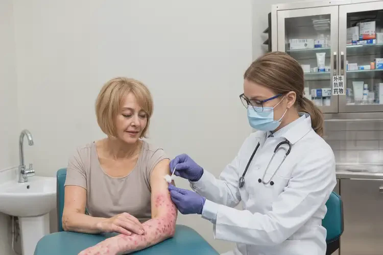 女人手臂上出濕疹能不能徹底自愈(圖3)