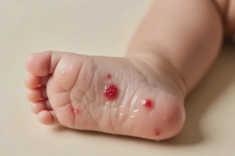 嬰兒腳上經(jīng)常起濕疹可以徹底自愈嗎(圖3)