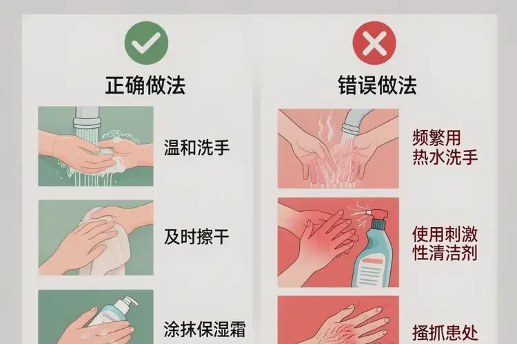 女生手上經(jīng)常長濕疹能靠自己自愈嗎(圖2)