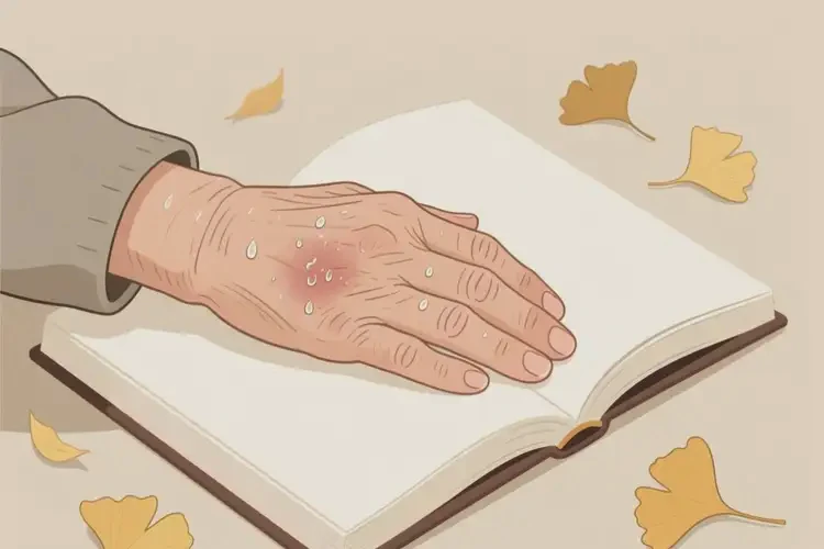 高齡老人手上容易起濕疹可以徹底自愈嗎(圖1)