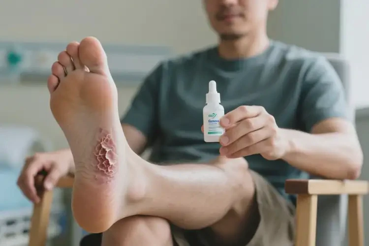 男生腳上長(zhǎng)濕疹能徹底自愈嗎(圖1)