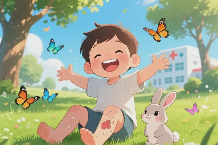 小兒小腿長(zhǎng)濕疹可以徹底自愈嗎(圖2)