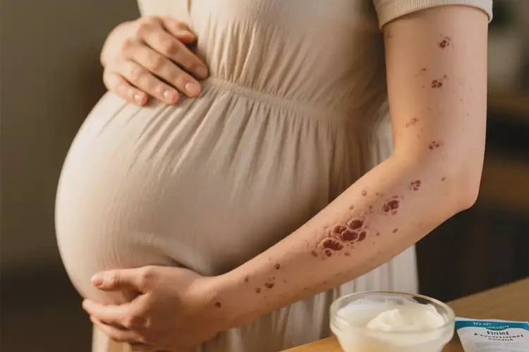 產(chǎn)婦手臂上出現(xiàn)濕疹可以徹底自愈嗎(圖1)