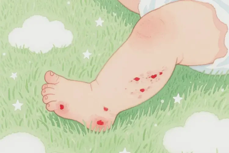 嬰幼兒小腿有濕疹能徹底自愈嗎(圖1)