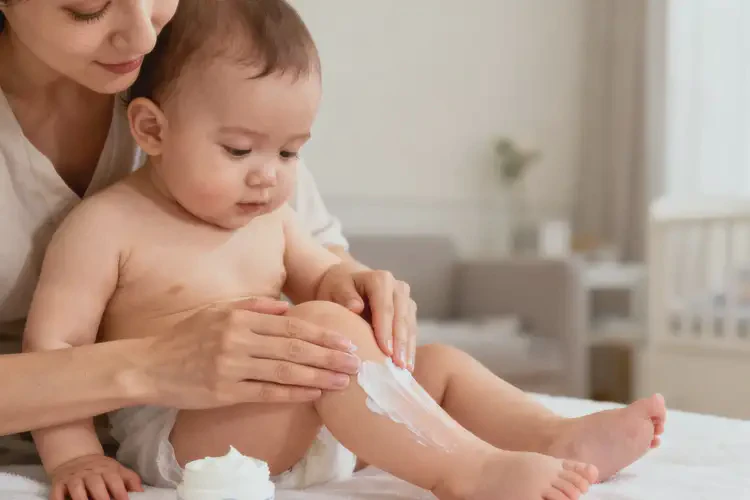 宝宝小腿上经常长湿疹可以彻底自愈吗(图2)