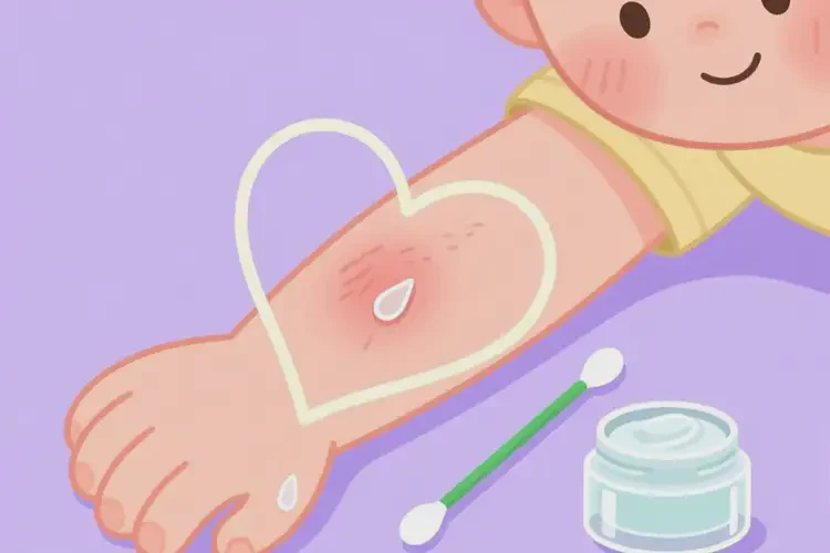 儿童手臂上起湿疹不管它会自己痊愈吗(图1)