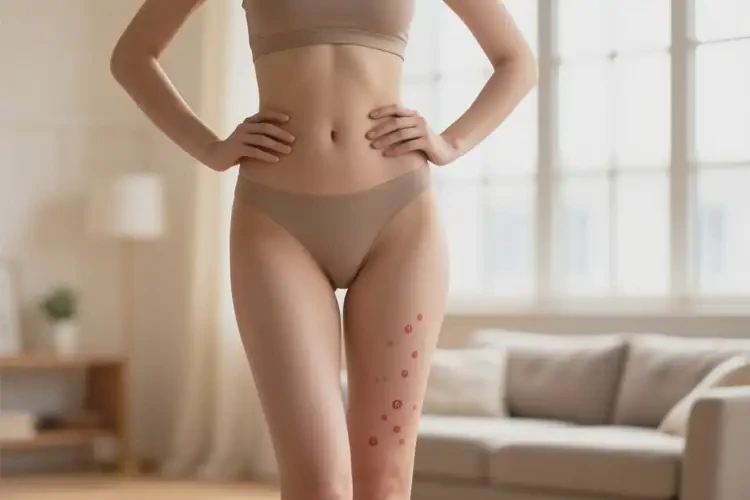 女人全身偶爾起濕疹不管它會(huì)自己自愈嗎(圖2)