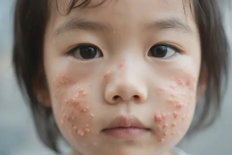 兒童臉上偶爾起濕疹可不可以徹底自愈(圖4)