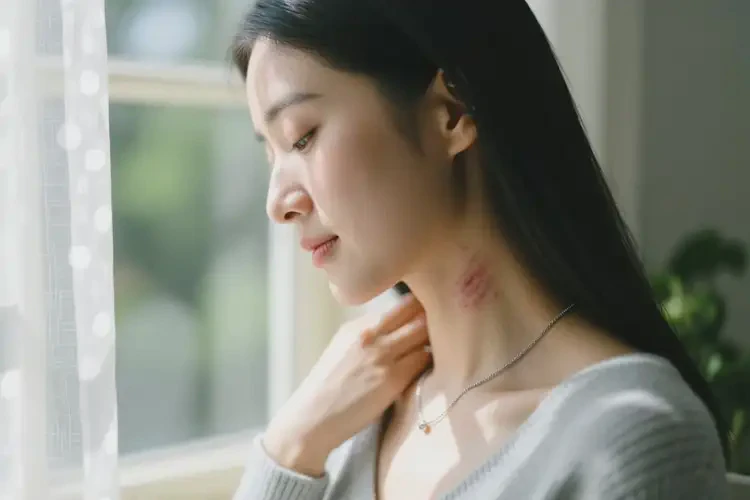 女性脖子容易長濕疹可不可以徹底自愈(圖3)