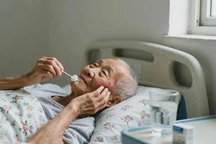 高齡老人臉上偶爾起濕疹能徹底自愈嗎(圖3)