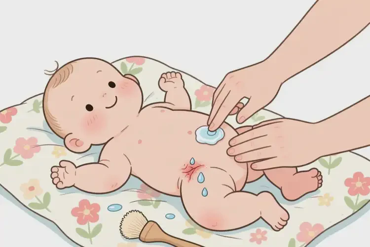 小孩屁股經(jīng)常起濕疹不管它會(huì)自己好嗎(圖2)