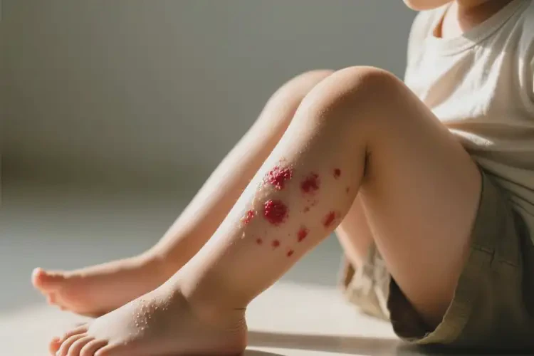 小孩小腿上容易長(zhǎng)濕疹不管它會(huì)自己自愈嗎(圖2)