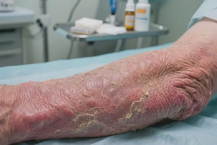 男生手臂經(jīng)常長(zhǎng)濕疹不管它會(huì)自己自愈嗎(圖2)