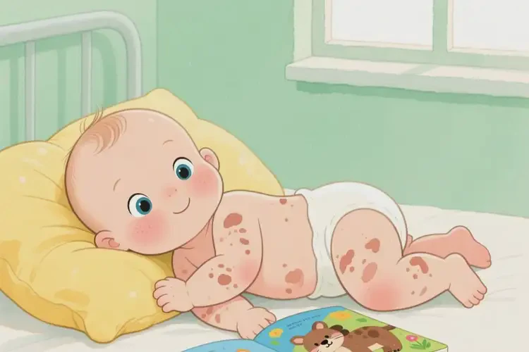 幼兒全身出現(xiàn)濕疹可以徹底自愈嗎(圖1)