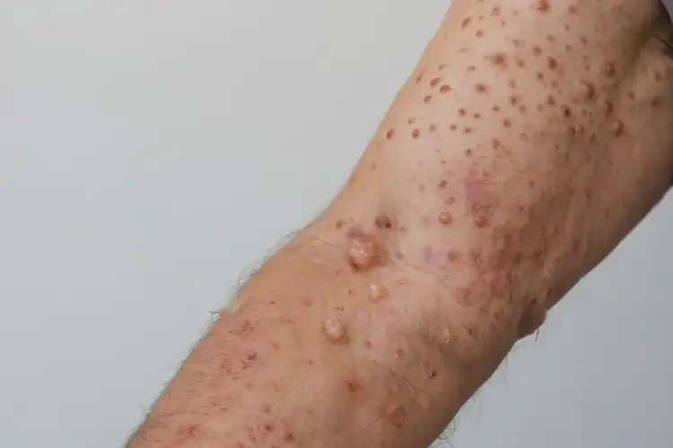 男生手臂經(jīng)常起濕疹可以徹底自愈嗎(圖1)