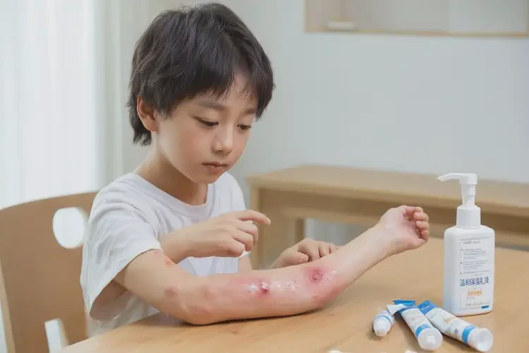 兒童身上有濕疹不管它會(huì)自己自愈嗎(圖3)