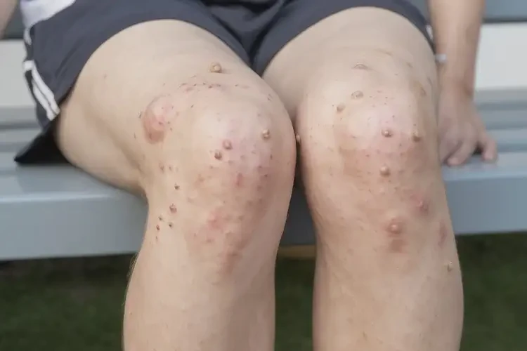 大學(xué)生大腿上偶爾長濕疹不管它會自己痊愈嗎(圖4)