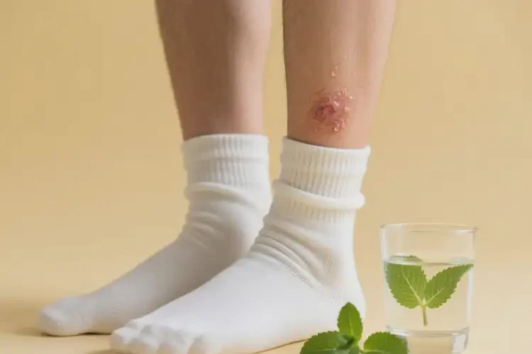 青年人脚上出现湿疹能不能彻底自愈(图1)
