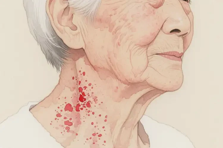 老人脖子容易長(zhǎng)濕疹不管它會(huì)自己自愈嗎(圖4)