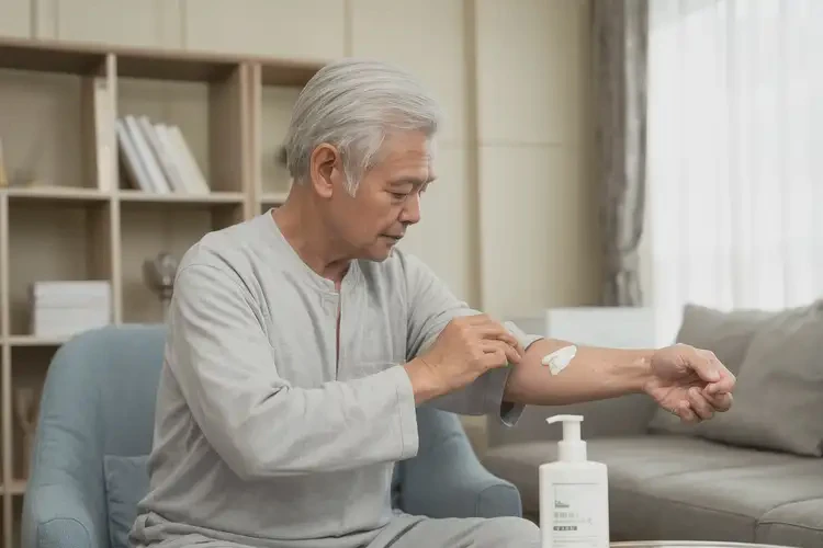 老年人全身長(zhǎng)濕疹可以徹底自愈嗎(圖2)