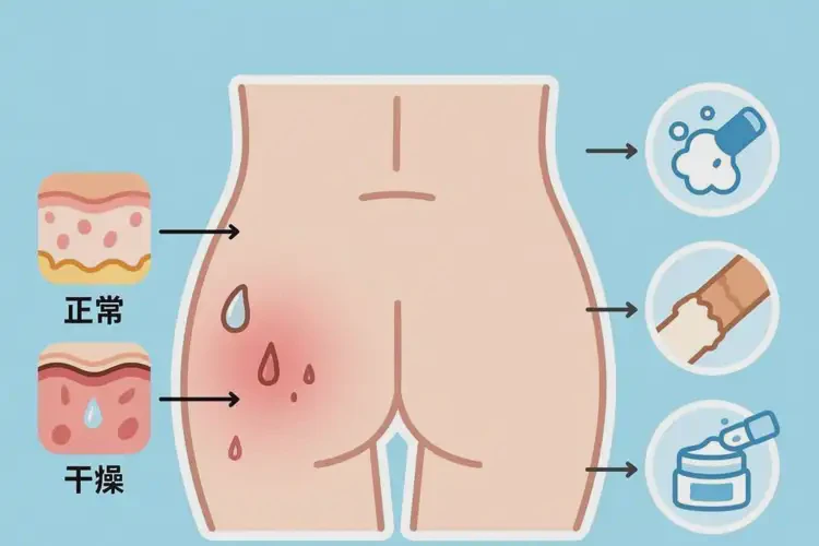 女人屁股上偶爾起濕疹能夠徹底治愈嗎(圖3)