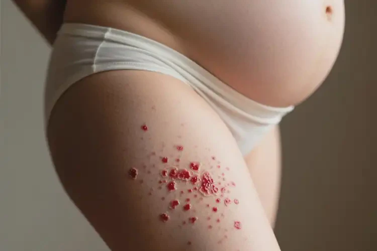 孕妇大腿上起湿疹不管它会自己好吗(图4)