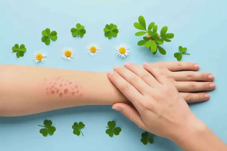 女人手臂偶尔长湿疹不管它会自己自愈吗(图2)