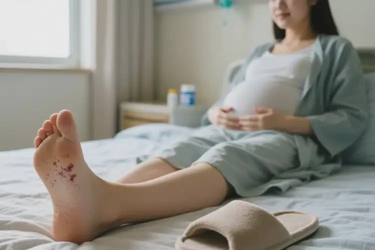 產(chǎn)婦腳上有濕疹能徹底自愈嗎(圖1)