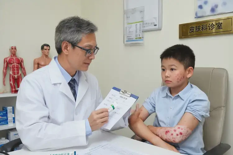 儿童脖子长湿疹可以彻底自愈吗(图2)