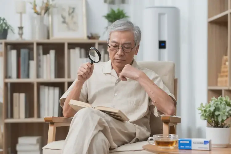 老年人手臂出湿疹可不可以彻底自愈(图1)