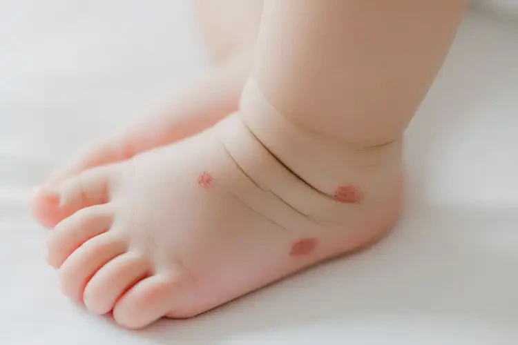 嬰幼兒腳上偶爾起濕疹不管它會(huì)自己痊愈嗎(圖4)