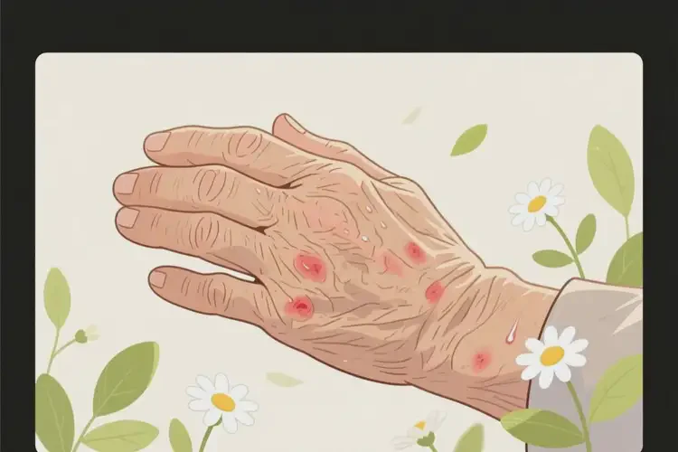高齡老人手上容易起濕疹可以徹底自愈嗎(圖4)
