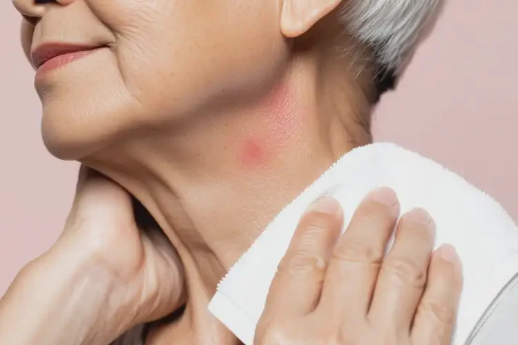 高齡老人脖子上偶爾長濕疹不管它會自己痊愈嗎(圖2)