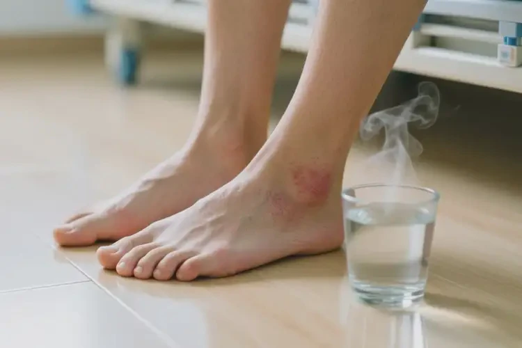 青年人腳上起濕疹可以徹底自愈嗎(圖3)