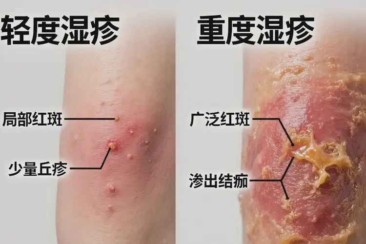 孩子大腿上偶爾長濕疹不管它會自己痊愈嗎(圖3)