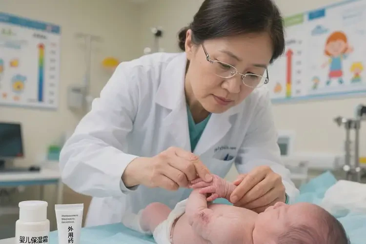 新生兒手臂上起濕疹不管它會(huì)自己好嗎(圖2)