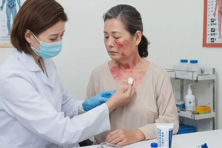 女生脖子容易長濕疹能靠自己自愈嗎(圖3)