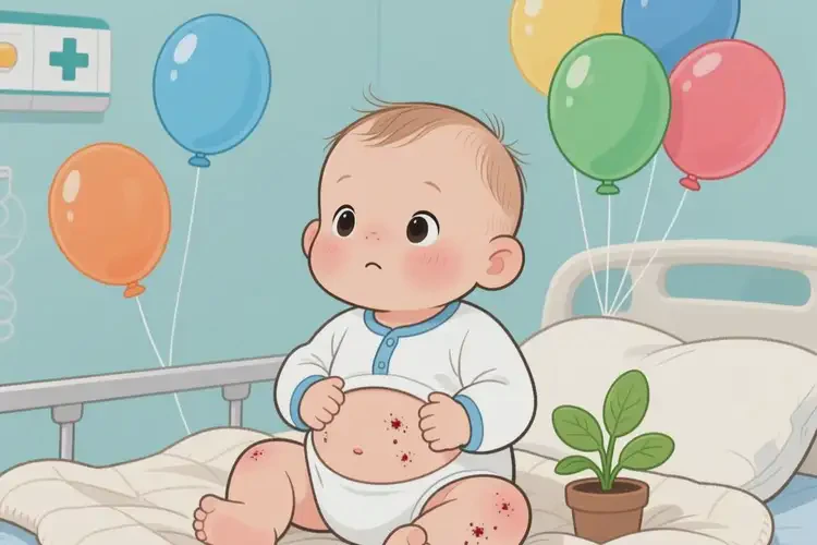 幼兒肚子容易長(zhǎng)濕疹不管它會(huì)自己痊愈嗎(圖3)